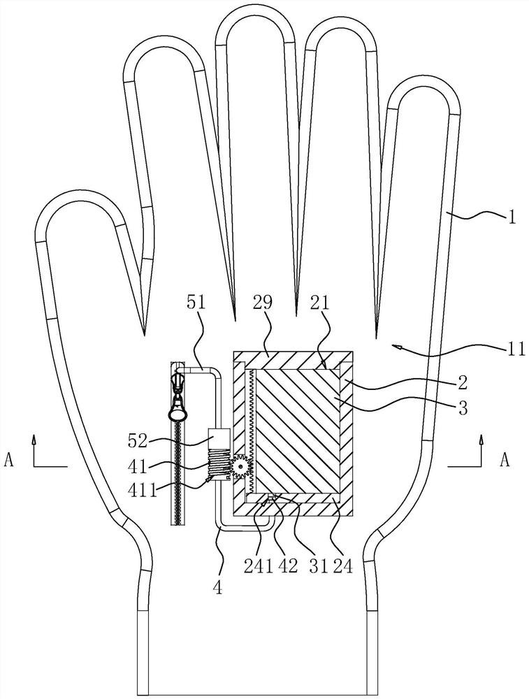 Solar charging electric heating glove