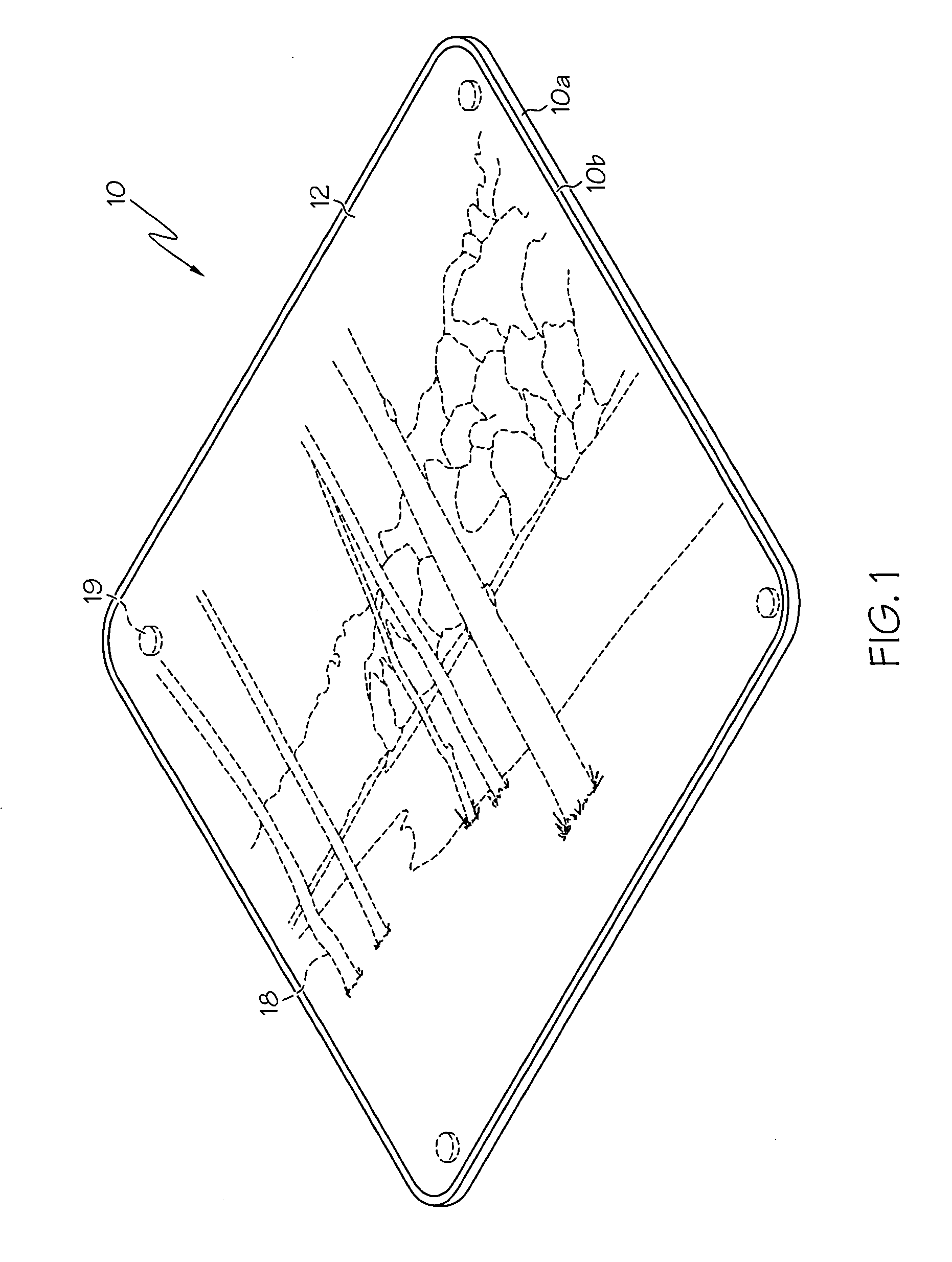 Graphic mat and method of producing the same