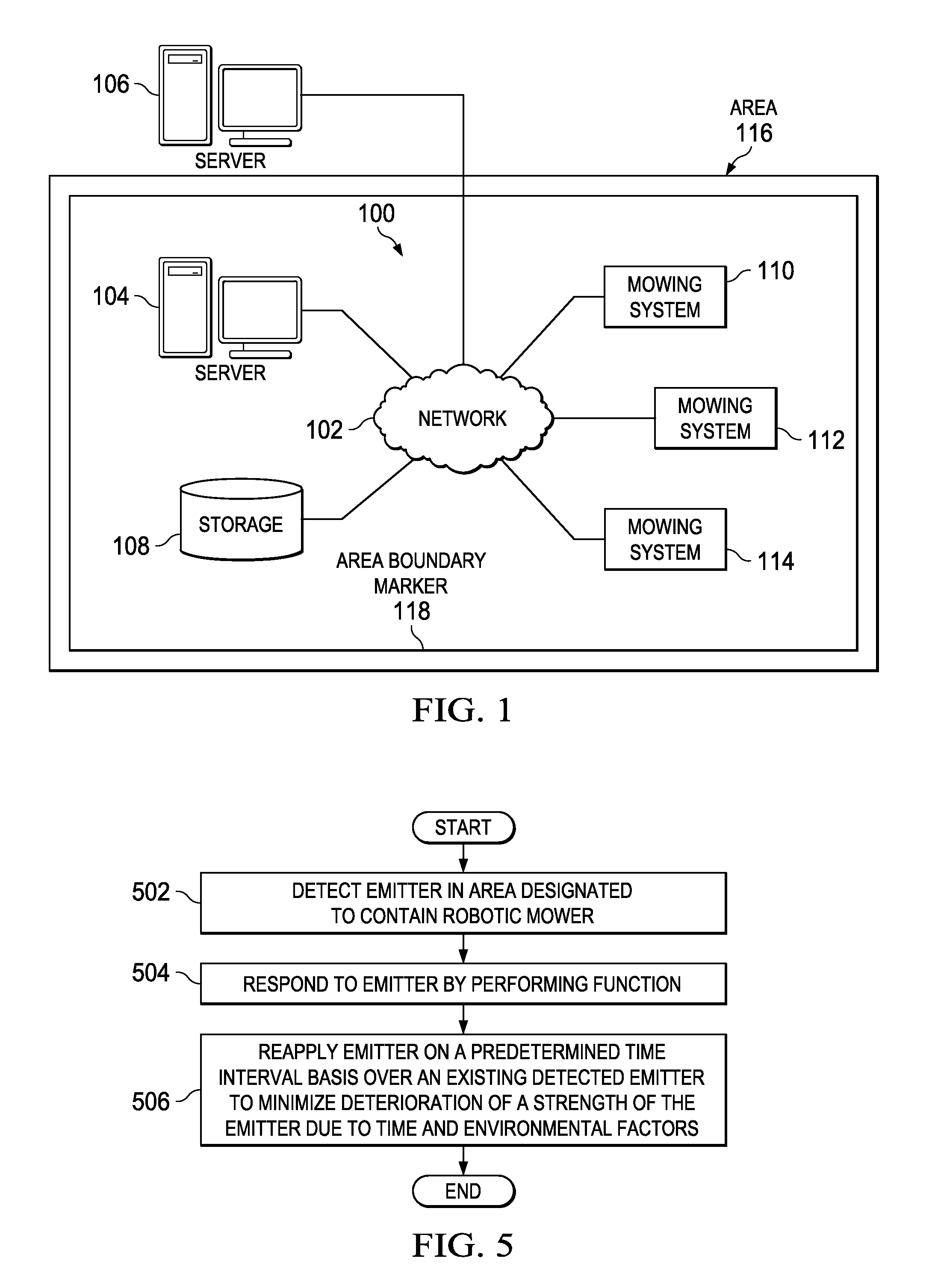 Pheromone for robotic boundary