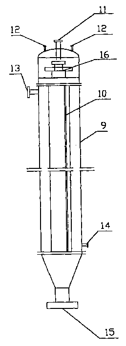 Separation method of composition containing 4-aminodiamine and its equipment