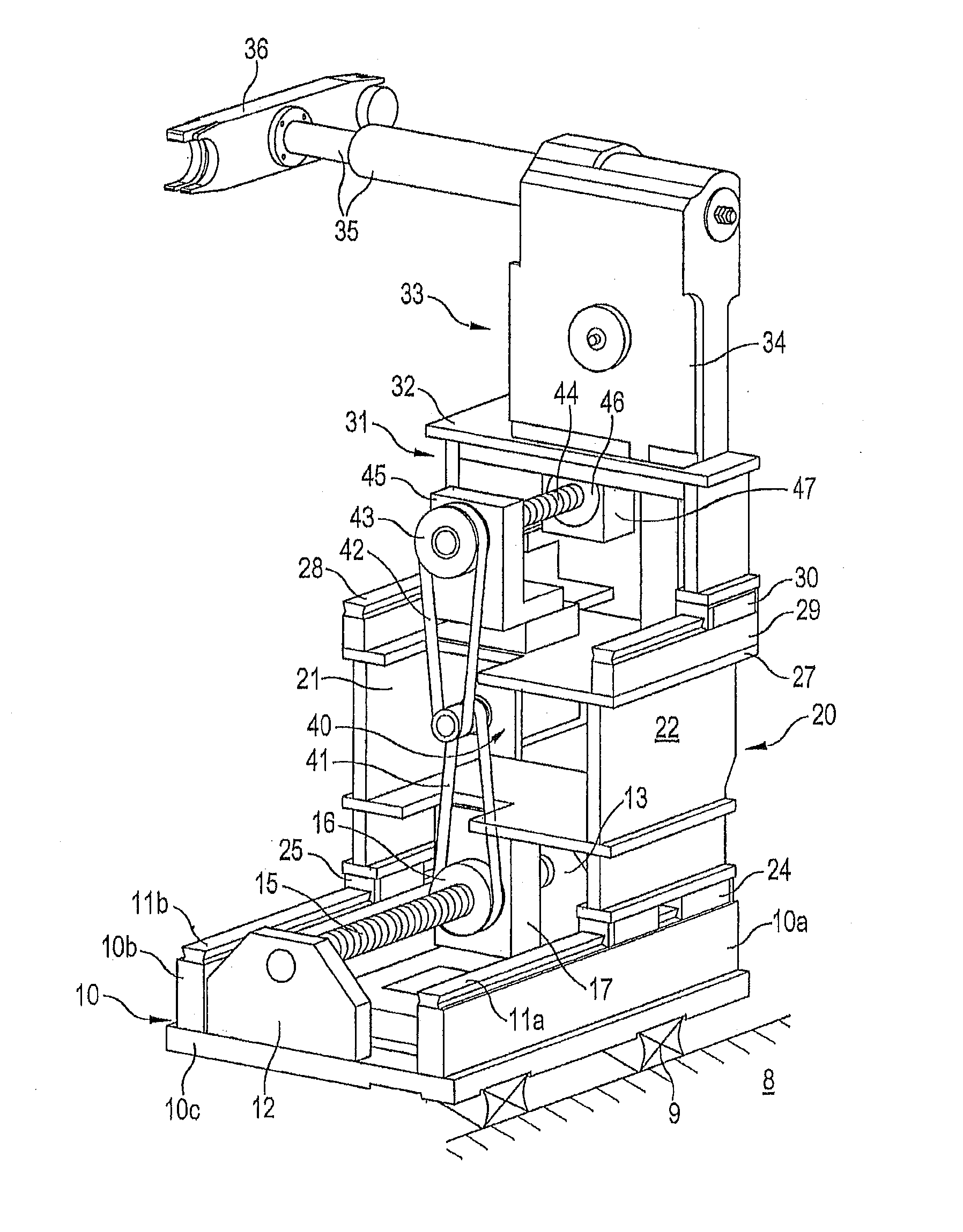 Tool handling device for machine tools