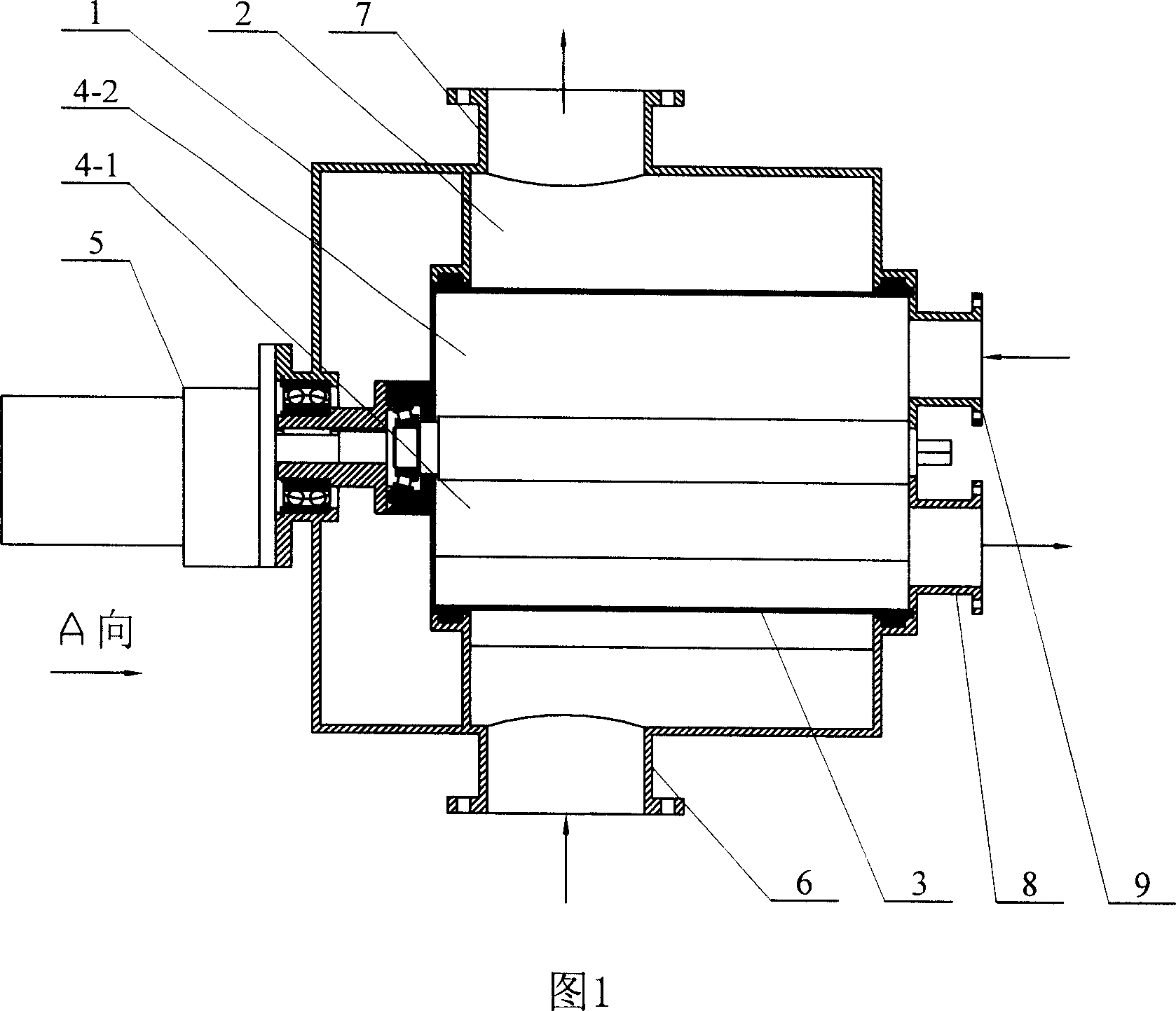 Block-free balanced-pressure clog-proof device for sewage and surface water source heat pump and system therefor