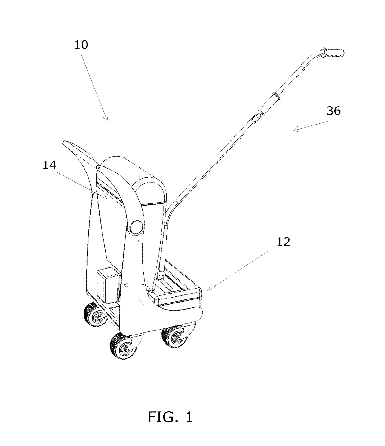 Floor cleaning apparatus and touchless, recycling mopping system
