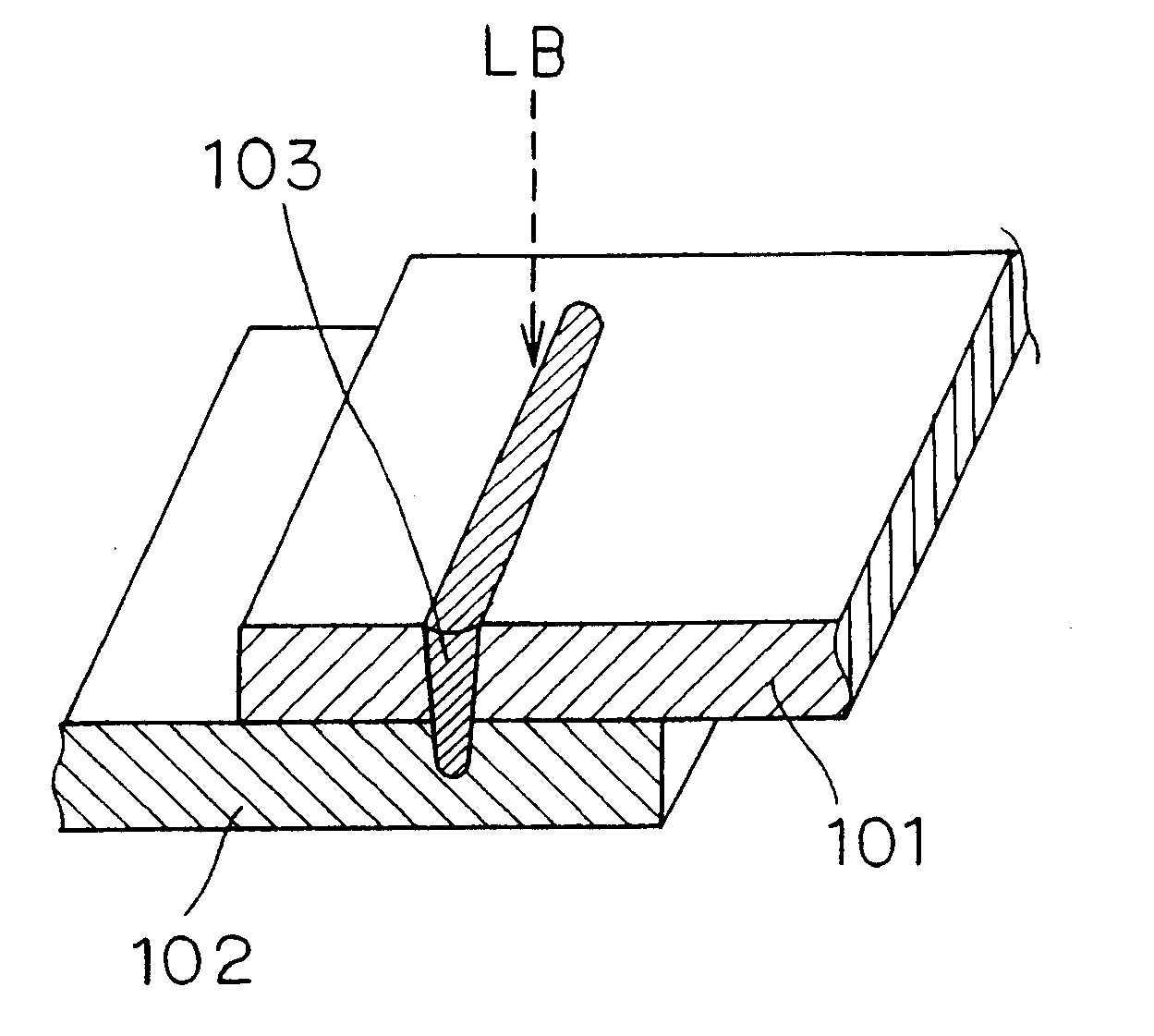 Different metallic thin plates welding method, bimetallic thin plates jointing element, electric device, and electric device assembly