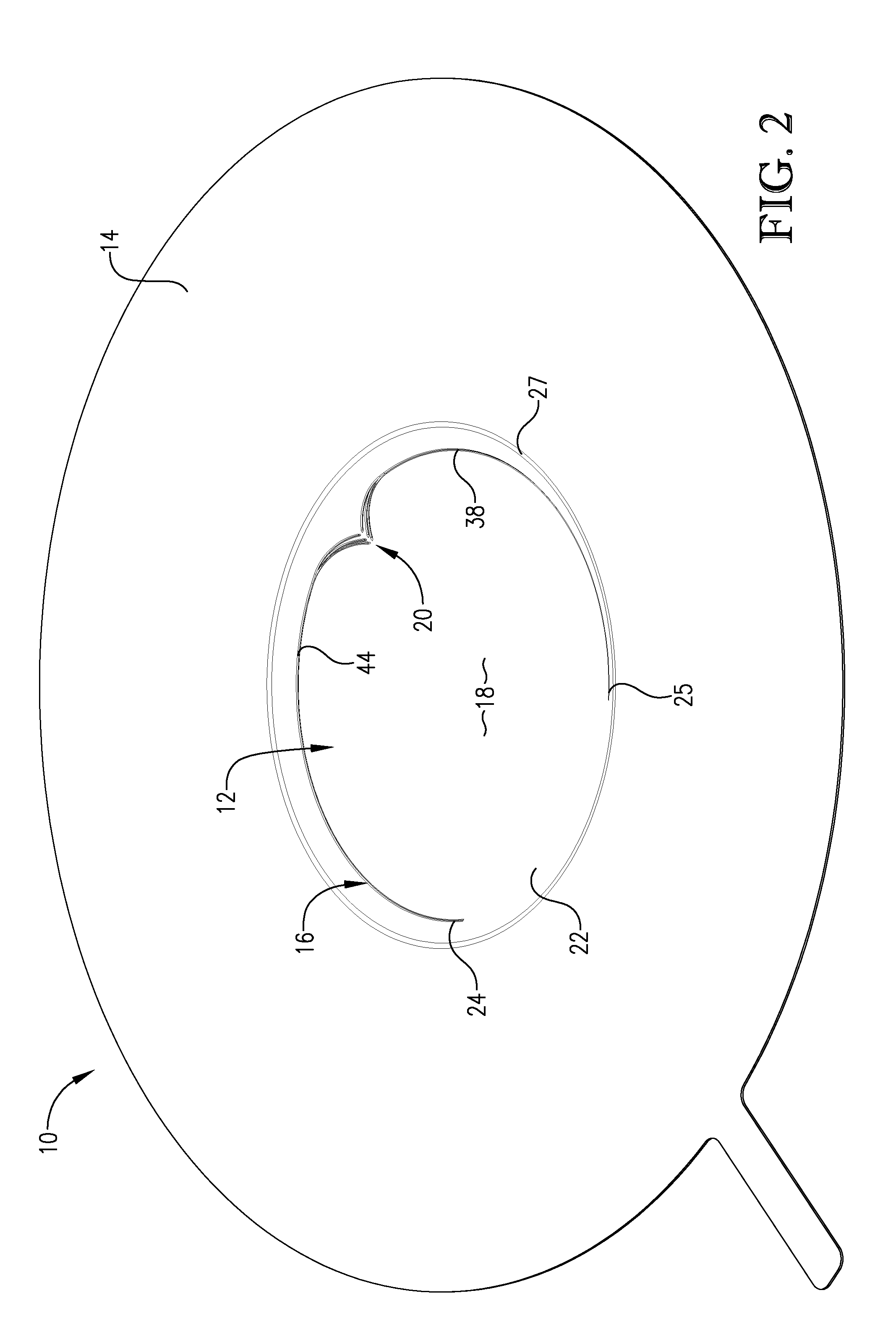 Rupture disc having laser-defined line of weakness with disc opening and Anti-fragmentation control structures
