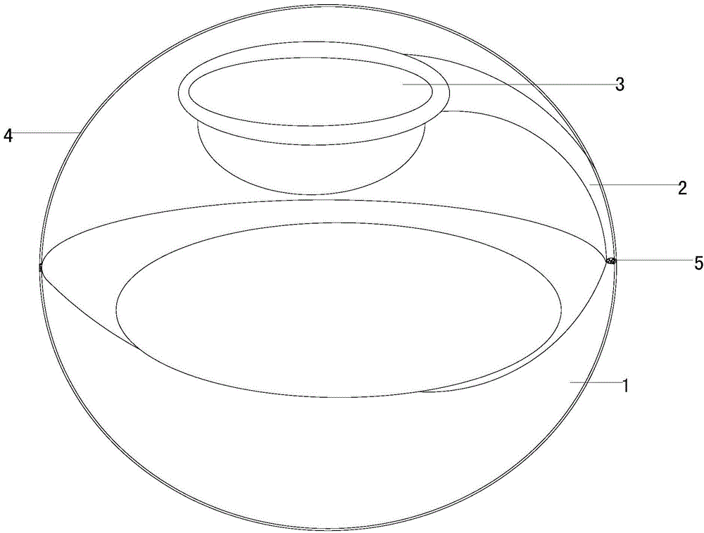 Double-layer adjusting dinner plate