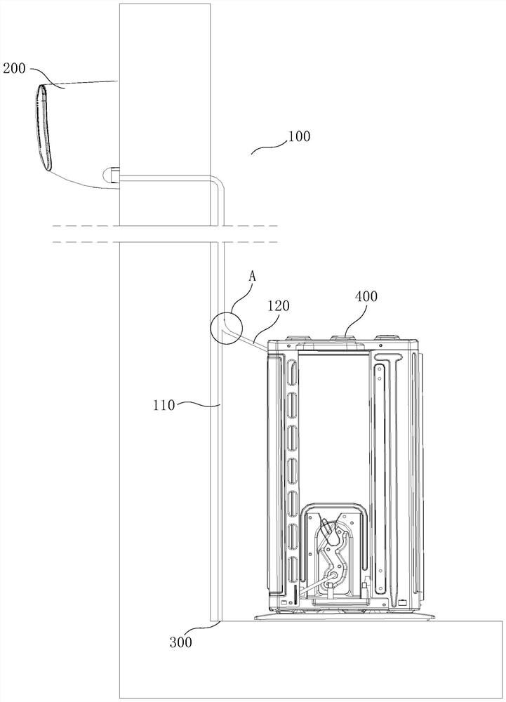 Drainage device, air conditioner, control method and device of air conditioner and readable storage medium