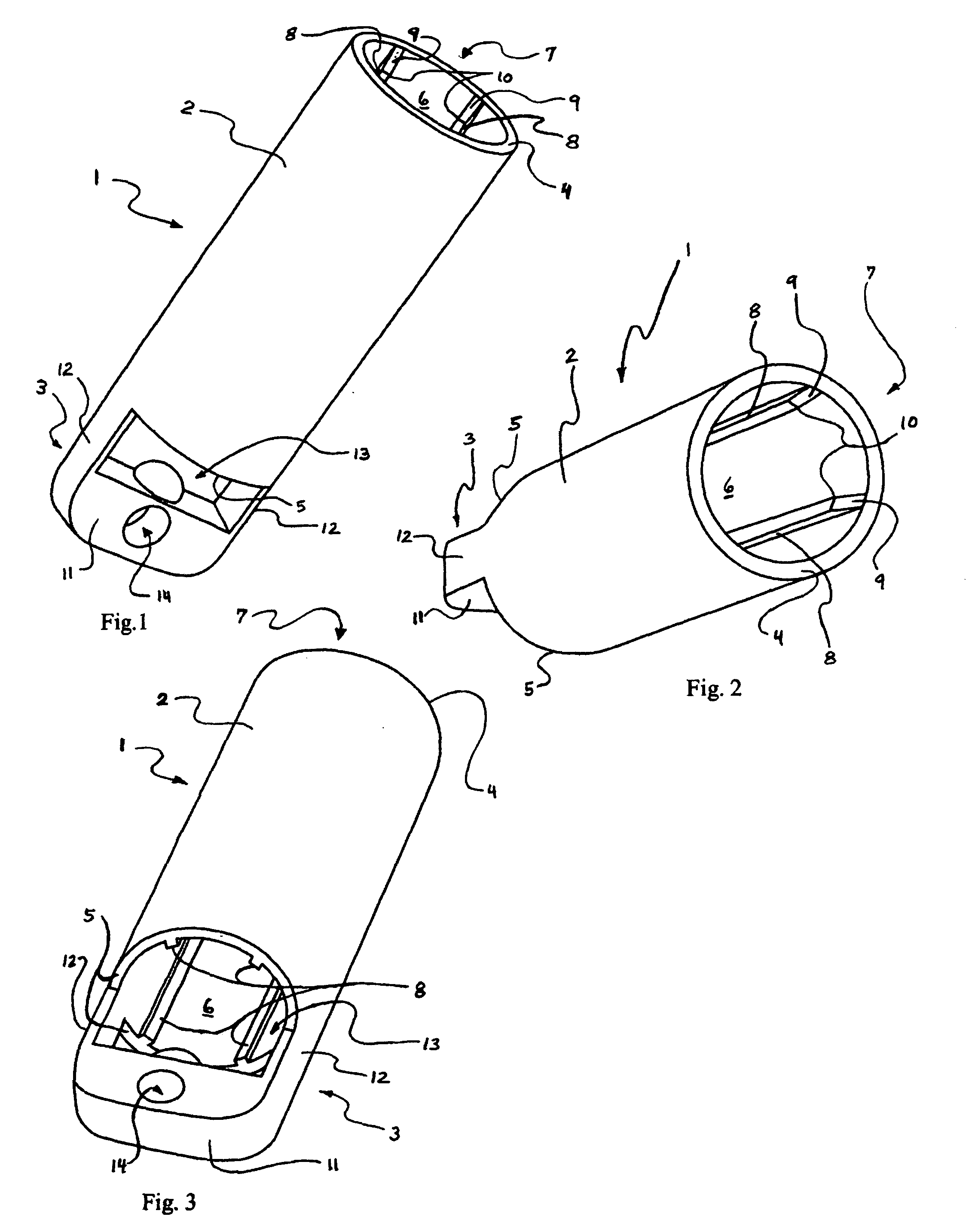 Attachable housing for holding, carrying, and using elongated personal items