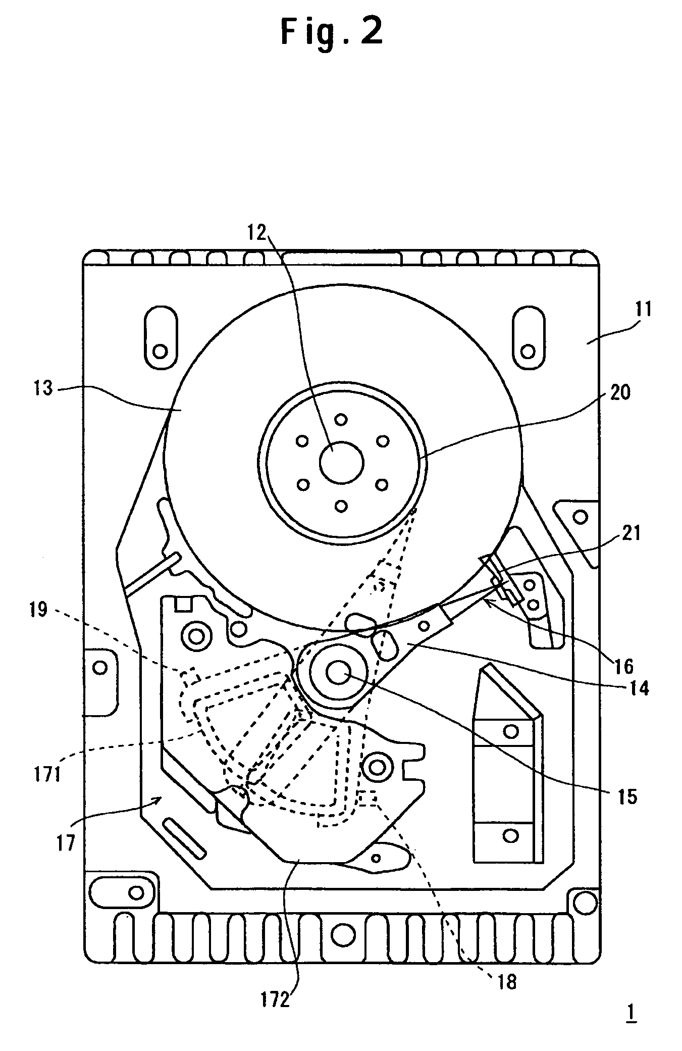 Method of writing patterns onto a recording disk, and data storage device