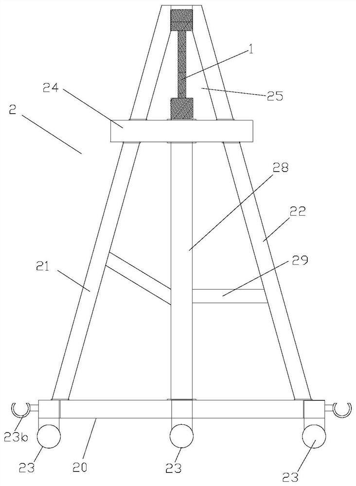 Truss translation device and truss mounting method