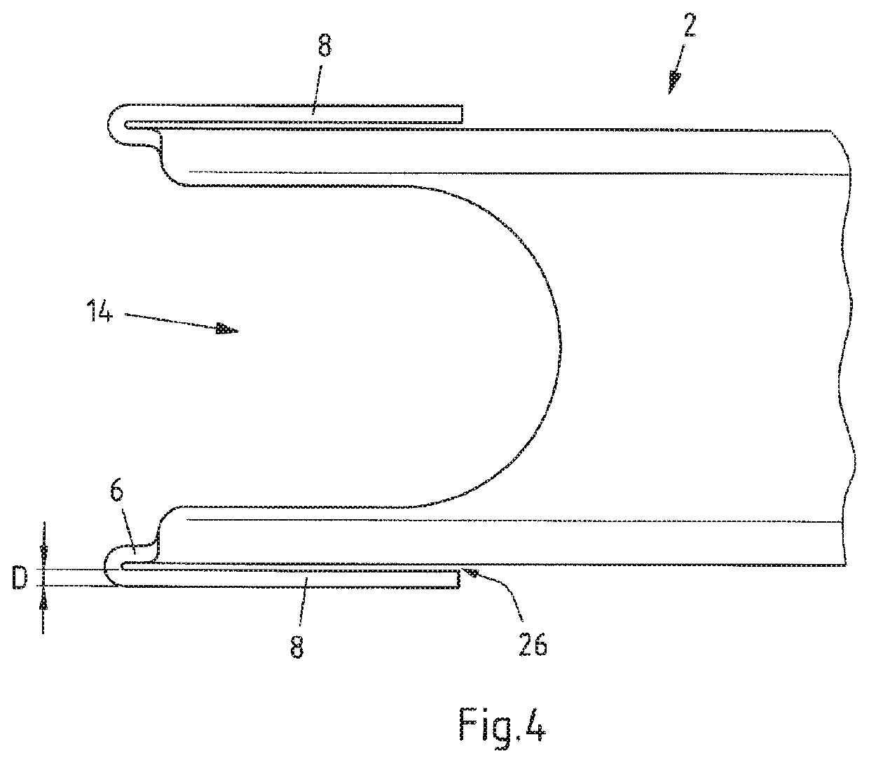 Chassis suspension component with eccentric disc stop and method for producing a chassis suspension component