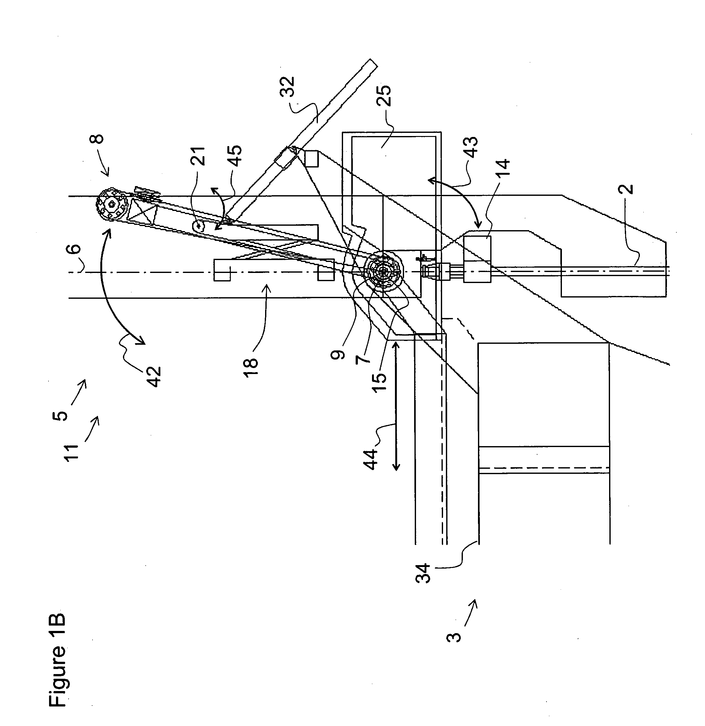 Vessel for laying a pipeline and comprising an a & r means