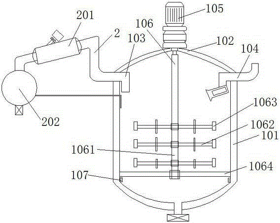 Esterification apparatus