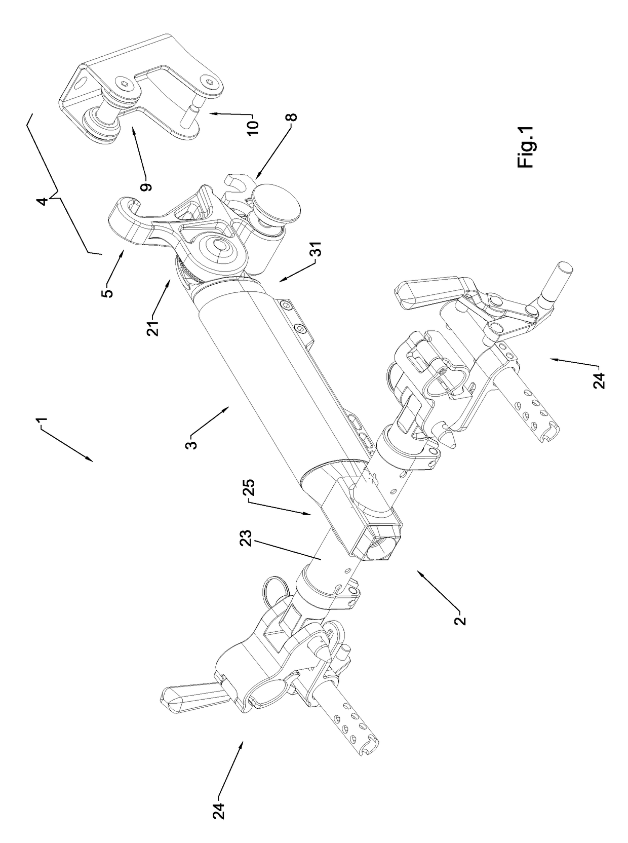 Connection assembly for coupling an auxiliary drive system to a wheelchair for disabled people