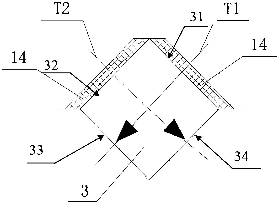 Vertical heat exchange type ventilator