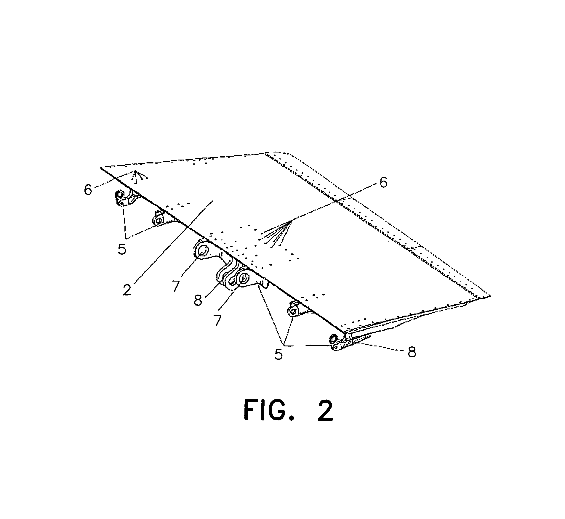 Device for connecting movable parts with structural elements of airplanes or the like