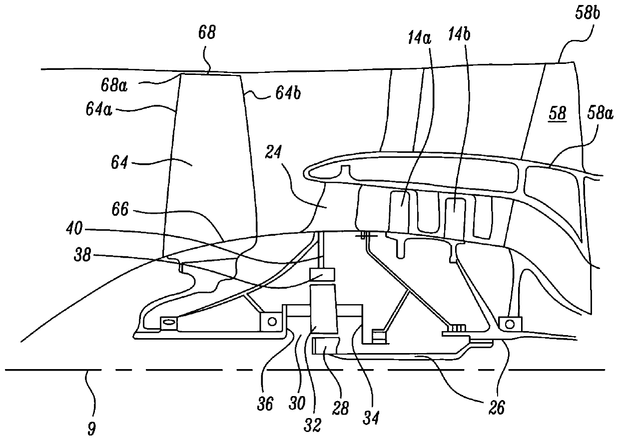 Gas turbine engine fan and nozzle geometry