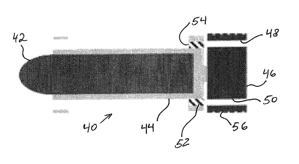 High Spin Projectile Apparatus Comprising Components Made by Additive Manufacture