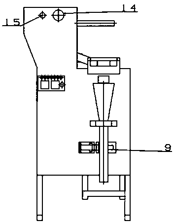 Weighing type mixing and packaging sealing machine