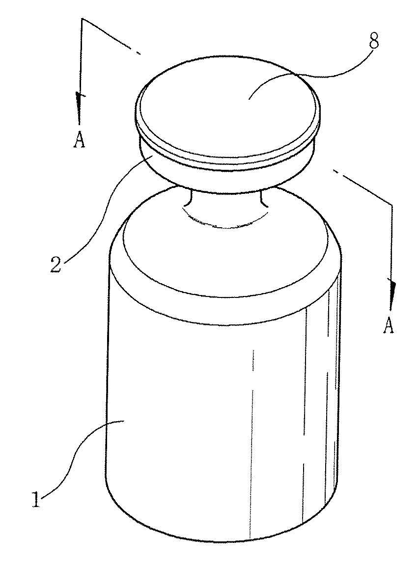 Cupping jar with lamp