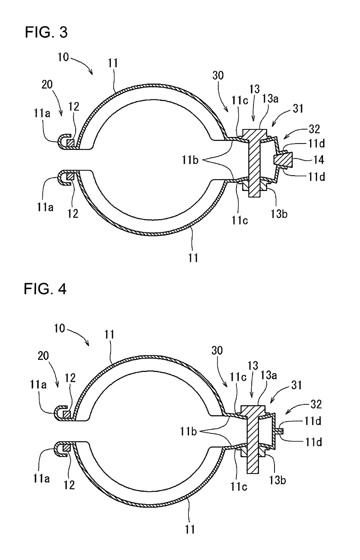 Clamp coupling and method of fastening the same