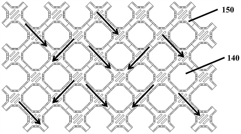 Groove-shaped slope protection structure unit and application thereof