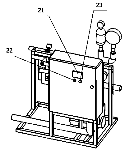 Intelligent irrigation control system based on farmland greenhouse liquid fertilizer