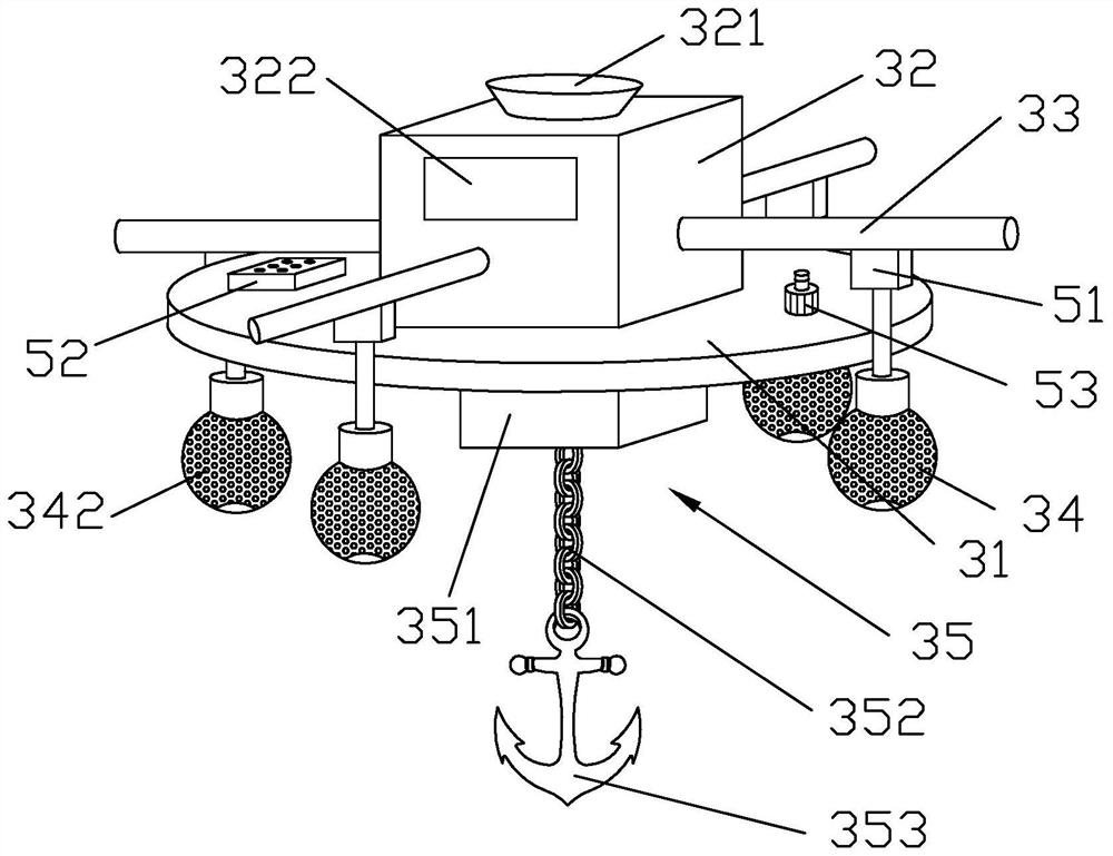 A water quality treatment system and its construction method for the wetland of the drainage area