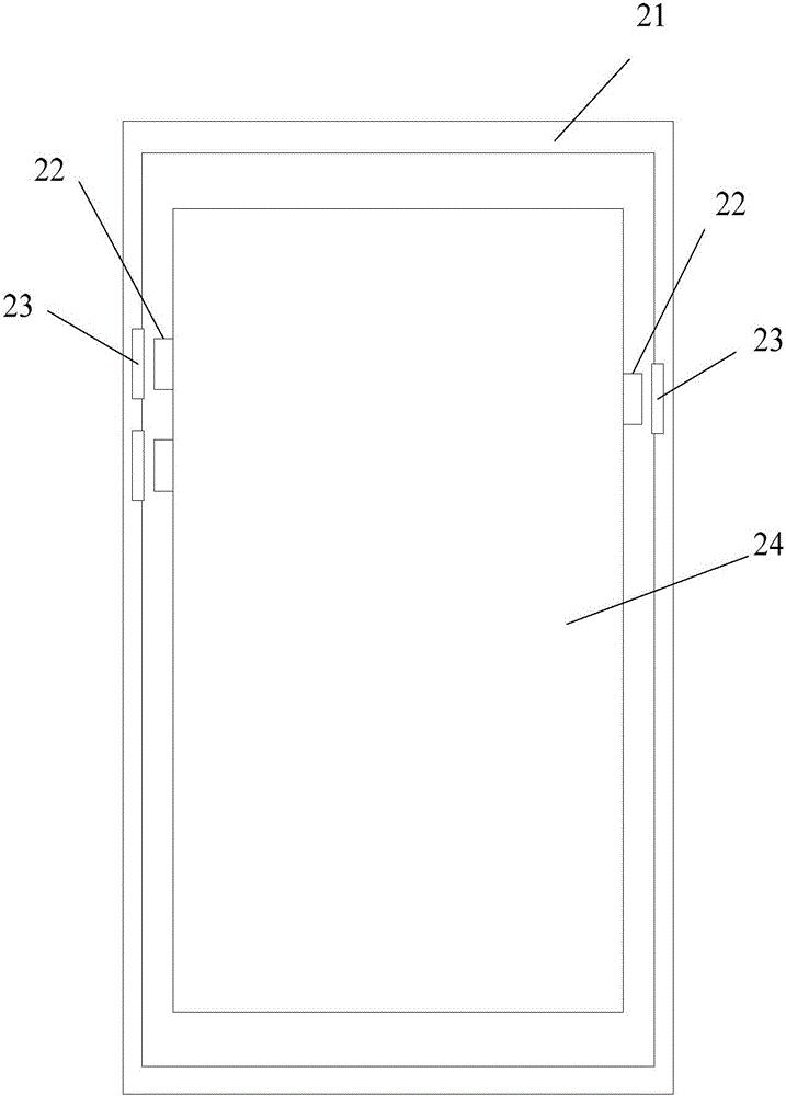 Built-in anti-static side key structure and mobile terminal employing same