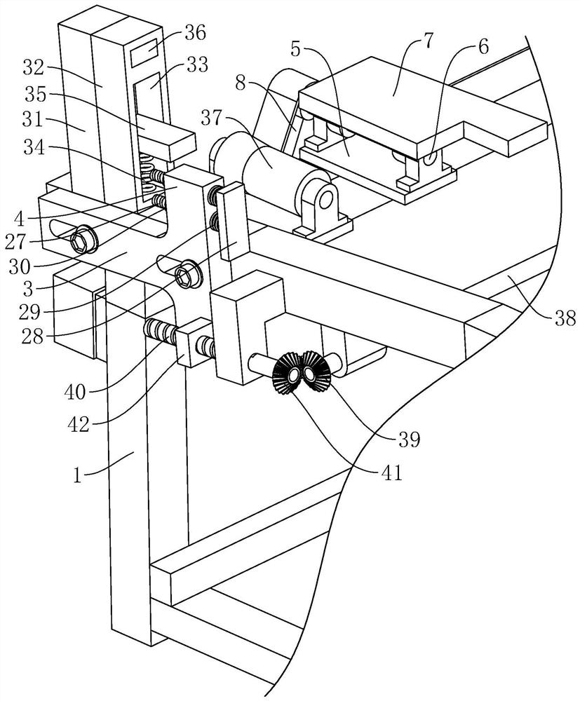 Bar feeding device for cutting machine