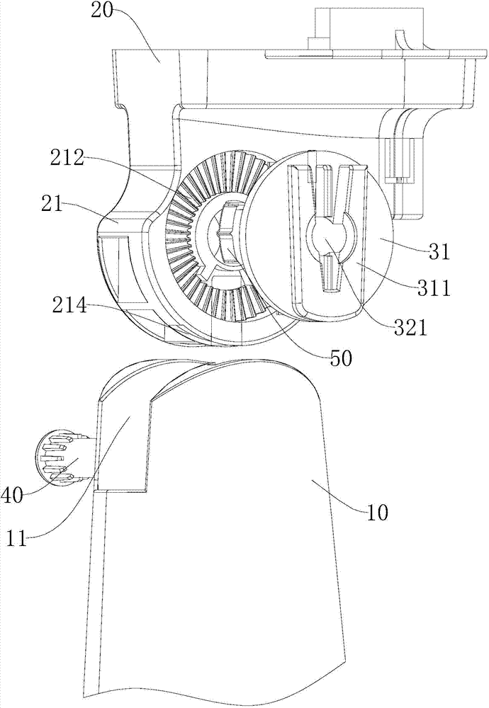 Electric fan connector assembly and electric fan thereof