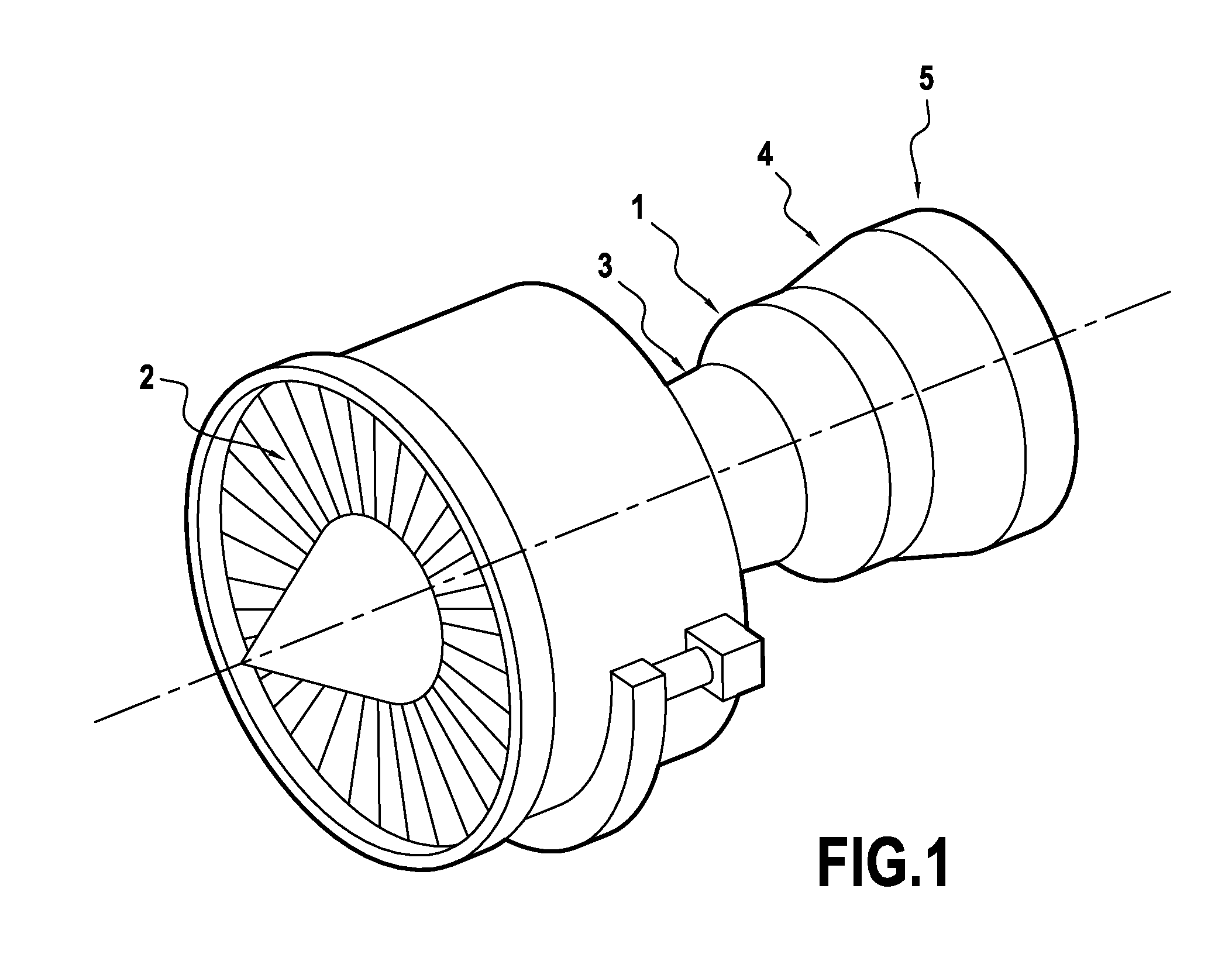 Gas turbine combustion chamber made of CMC material and subdivided into sectors