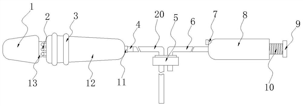 Special cleaning and nursing device used for birth canal of parturient