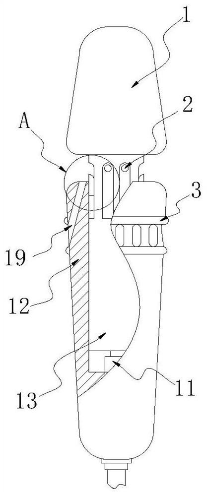 Special cleaning and nursing device used for birth canal of parturient