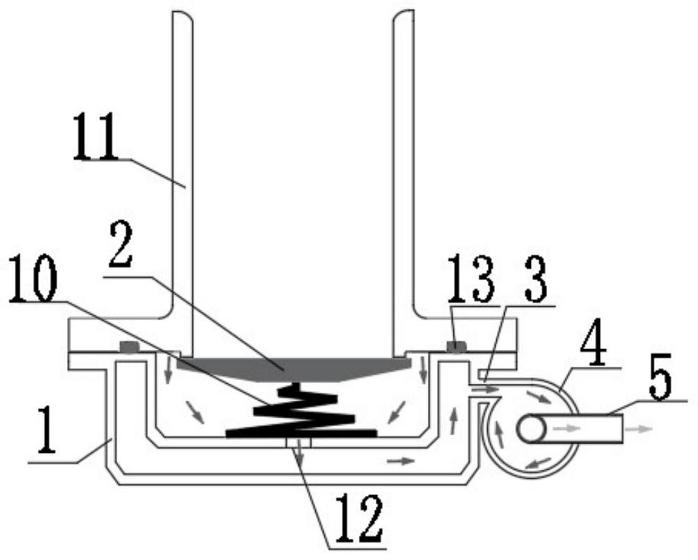 A kind of compressor exhaust mechanism and its compressor