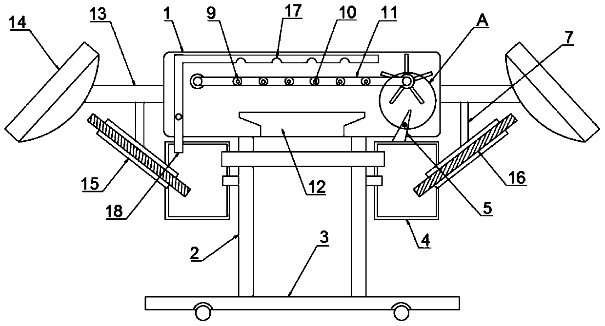 Outdoor light-gathering barbecue device