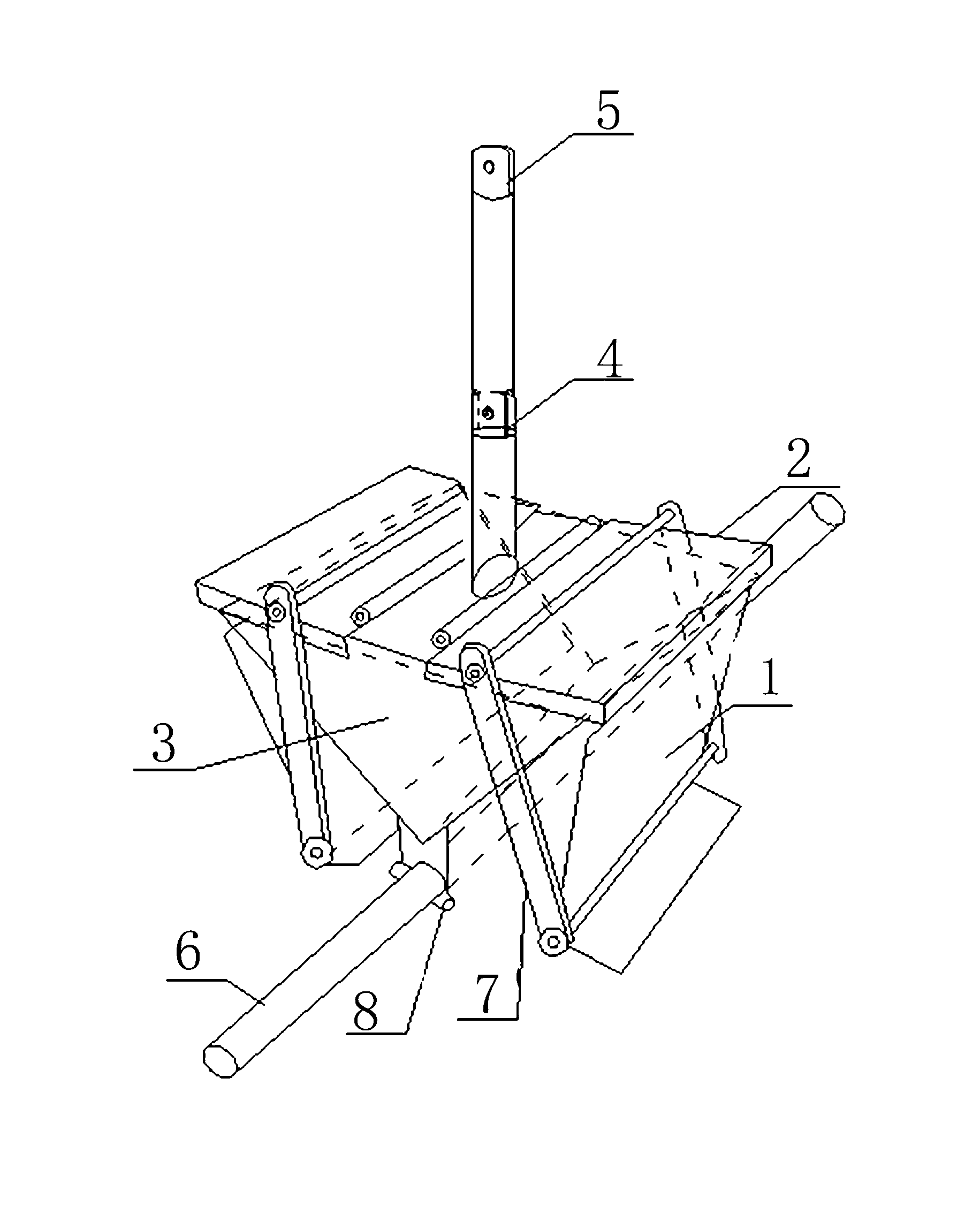 Anchor type surface sediment collection device