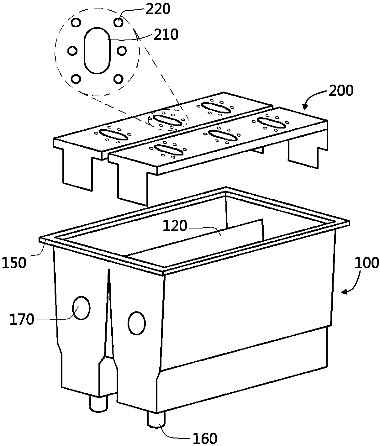 Noodle boiling furnace with jet flow plate and noodle boiling method thereof