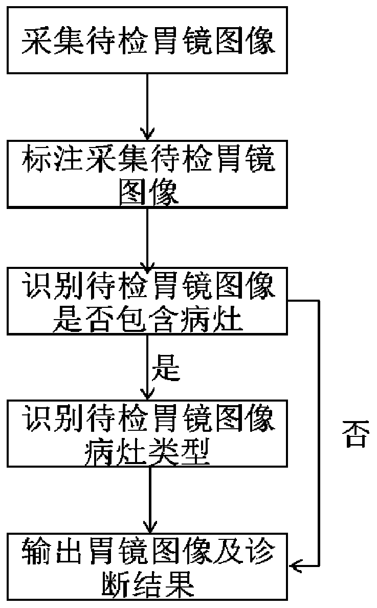 Gastroenterology model construction method and diagnosis system