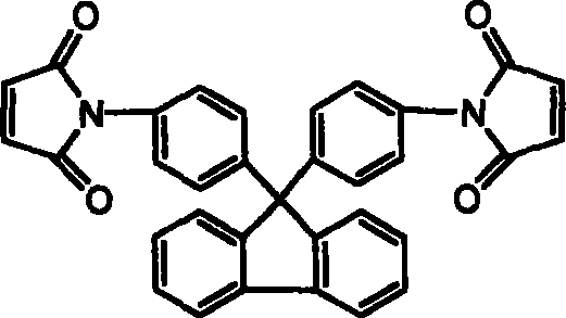 Chain-prolonged type fluorenyl bimaleimide and its preparation method