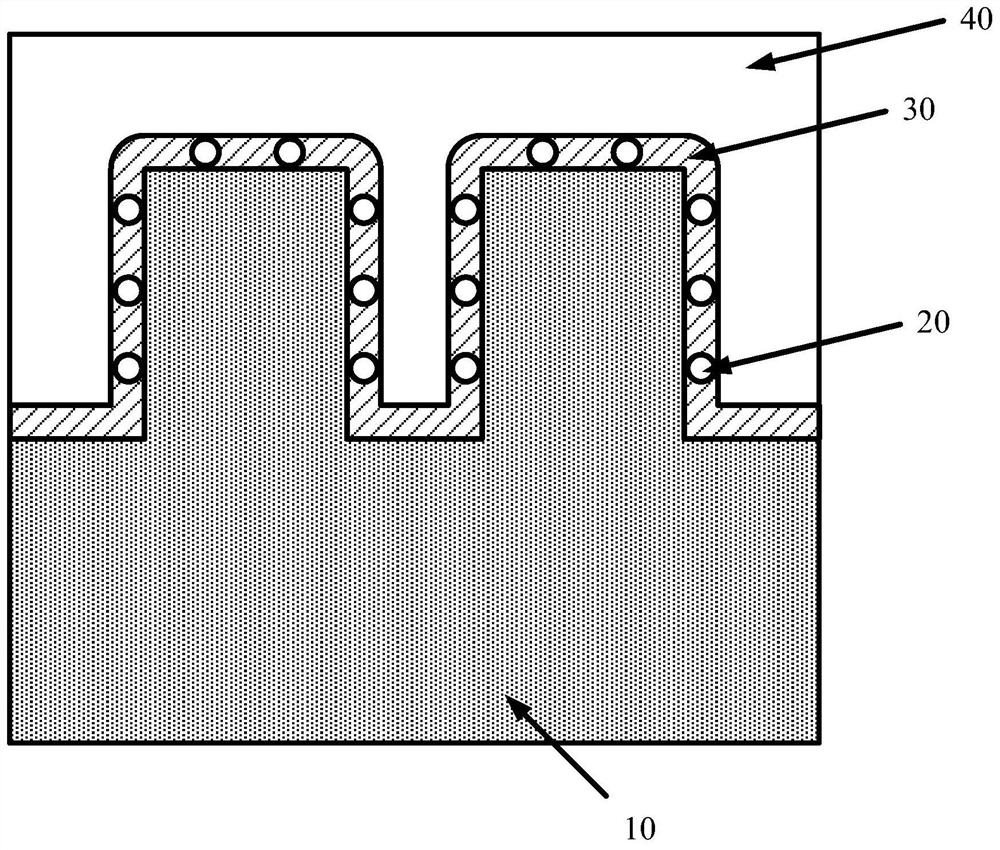 A carbon nanotube three-dimensional fin transistor and its preparation method