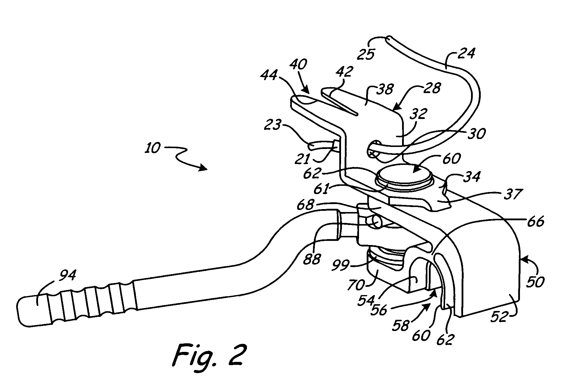 Apparatus for retaining otherwise hand-held retractors and method of use