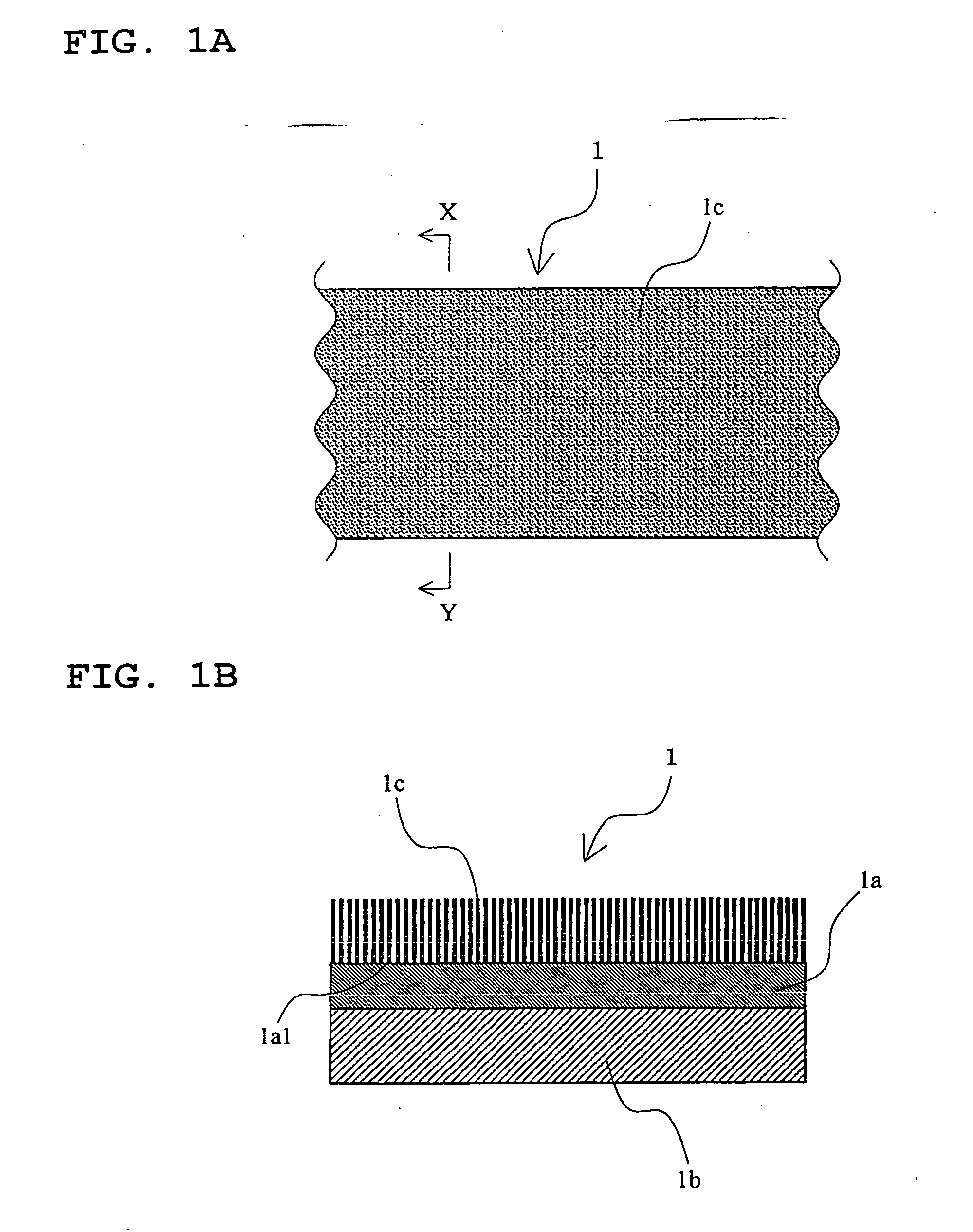 Structure having a characteristic of conducting or absorbing electromagnetic waves