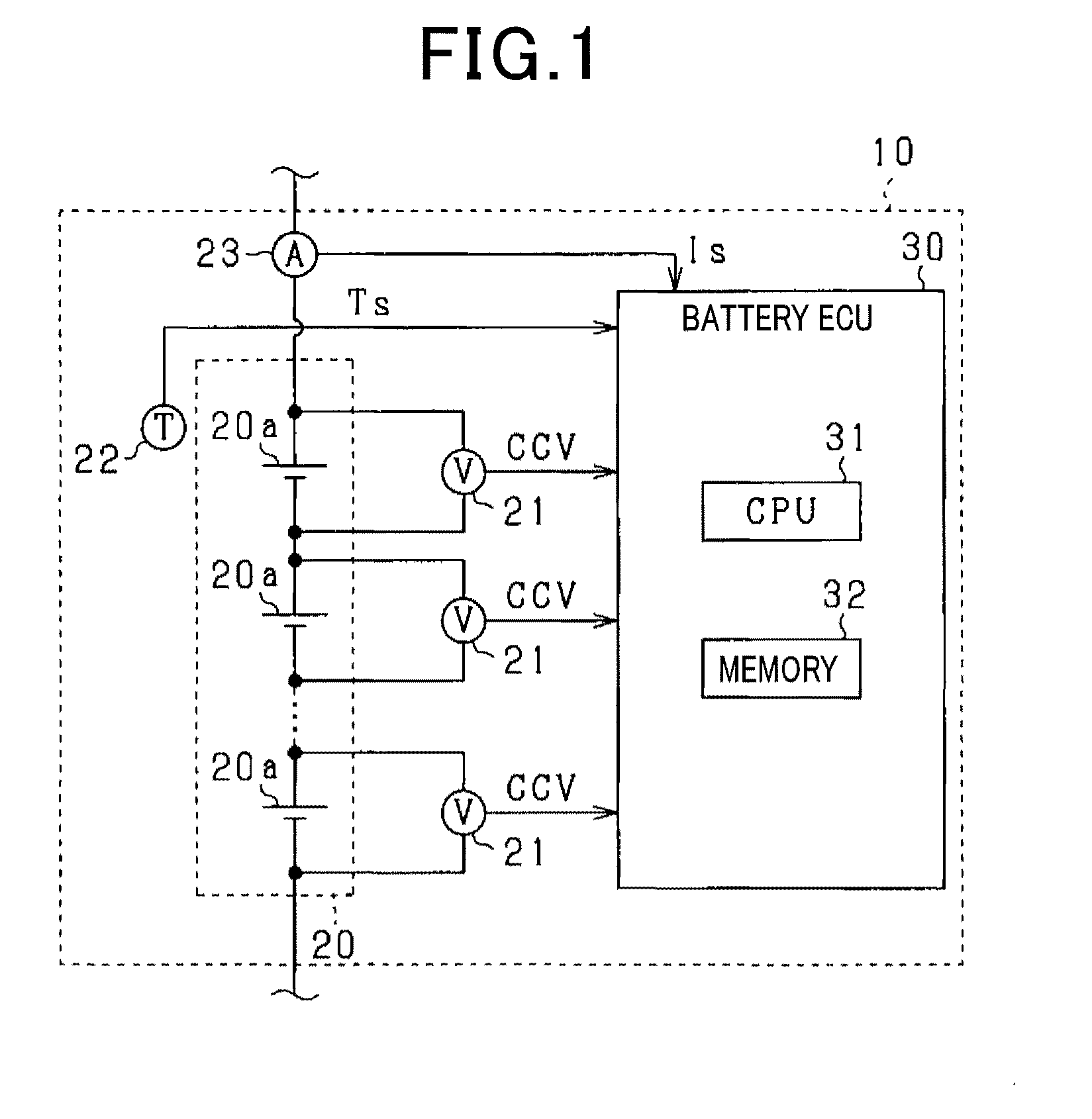Battery state estimation apparatus
