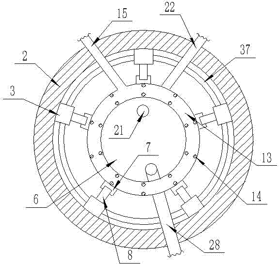 Bearing tank for vertical continuous crystallization