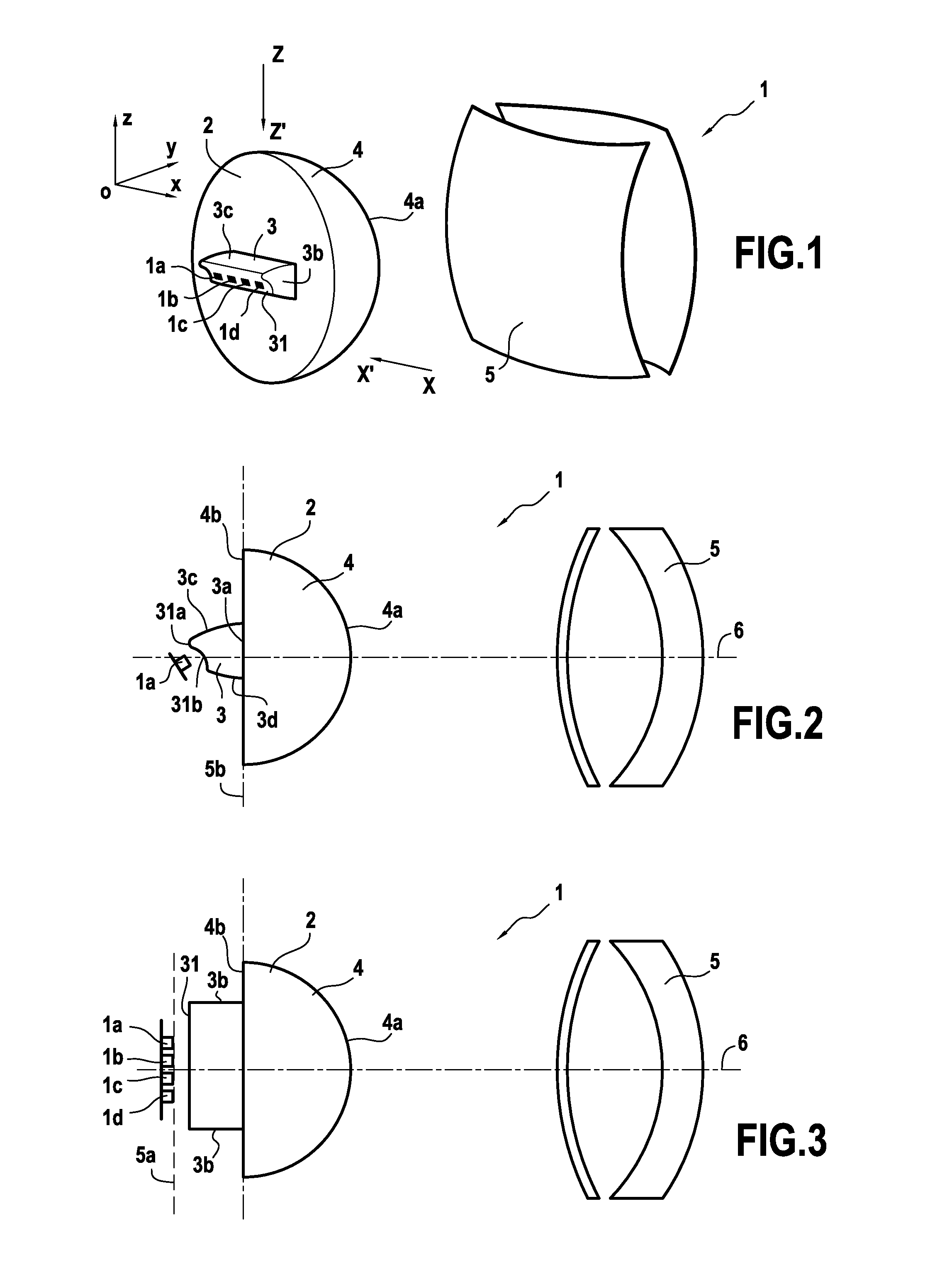 Primary optical element, lighting module and headlamp for a motor vehicle