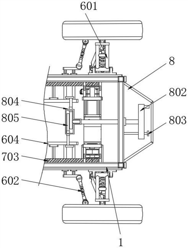 Multifunctional four-wheel independent robot chassis and using method thereof