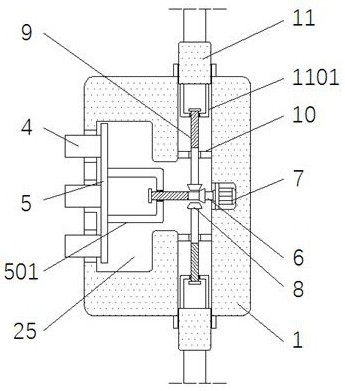 Detachable and reinforced lock body structure of multi-directional bolt for intelligent electronic lock