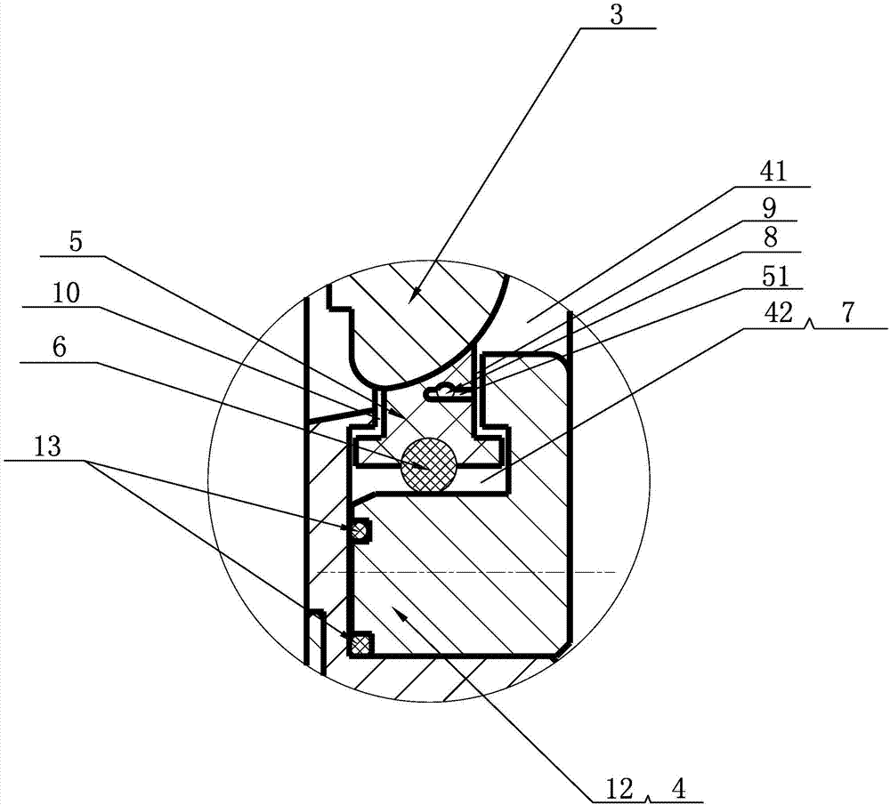 High-performance regulating valve with floating valve base