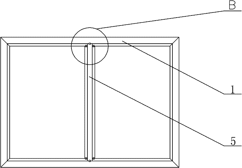 Novel aluminum wood door window wood mullion connection mechanism